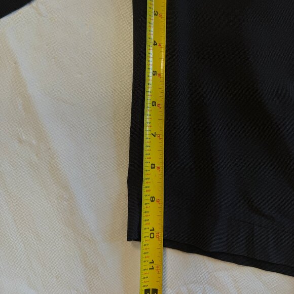 Travis Mathew Golf Shorts Men's 34 Black Flat Front Casual Polyester 10" Inseam - Picture 11 of 11